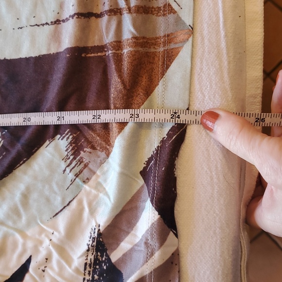 Chico's Knit Top Tribal Rushed SLV Top Pattern Multicolored Sz. 2P Top - Picture 11 of 11